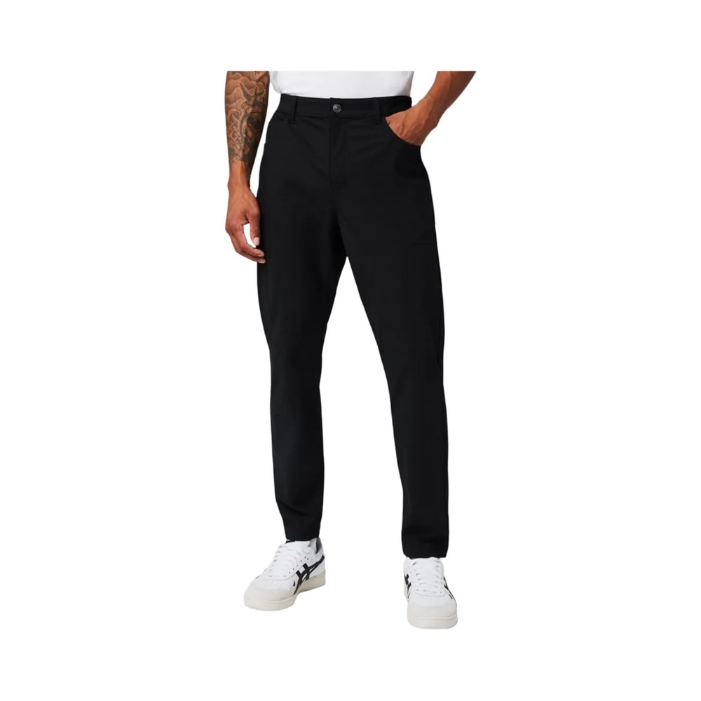 Fabletics Men's The Don 5 Pocket Slim Fit Pant Black NWT Size 34 x 30
